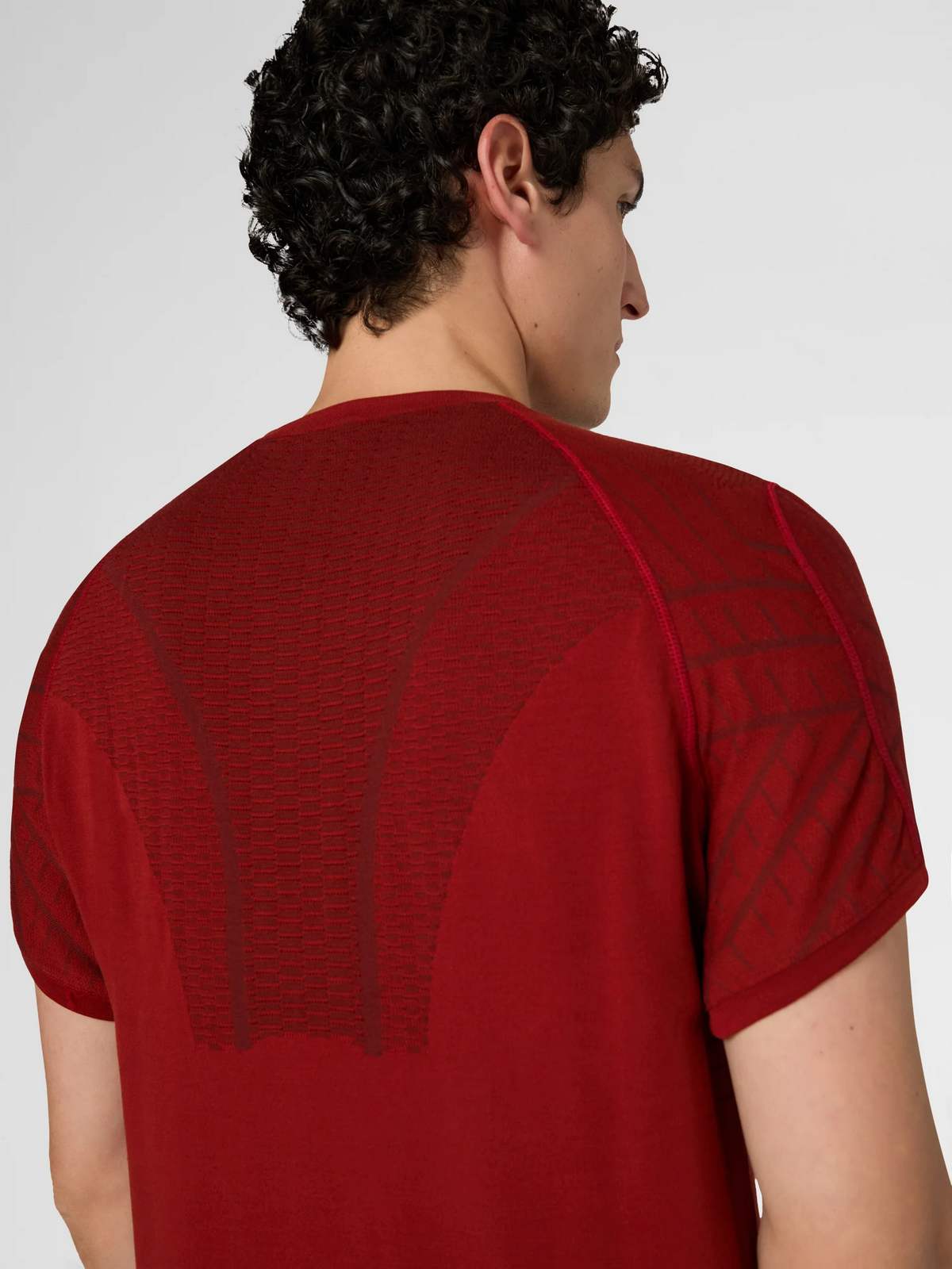 Koszulka męska UYN Terracross Self Layer Support Fit - czerwony