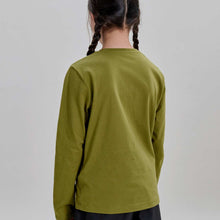 Koszulka longsleeve dla dzieci POC L/S Tee Jr zielony
