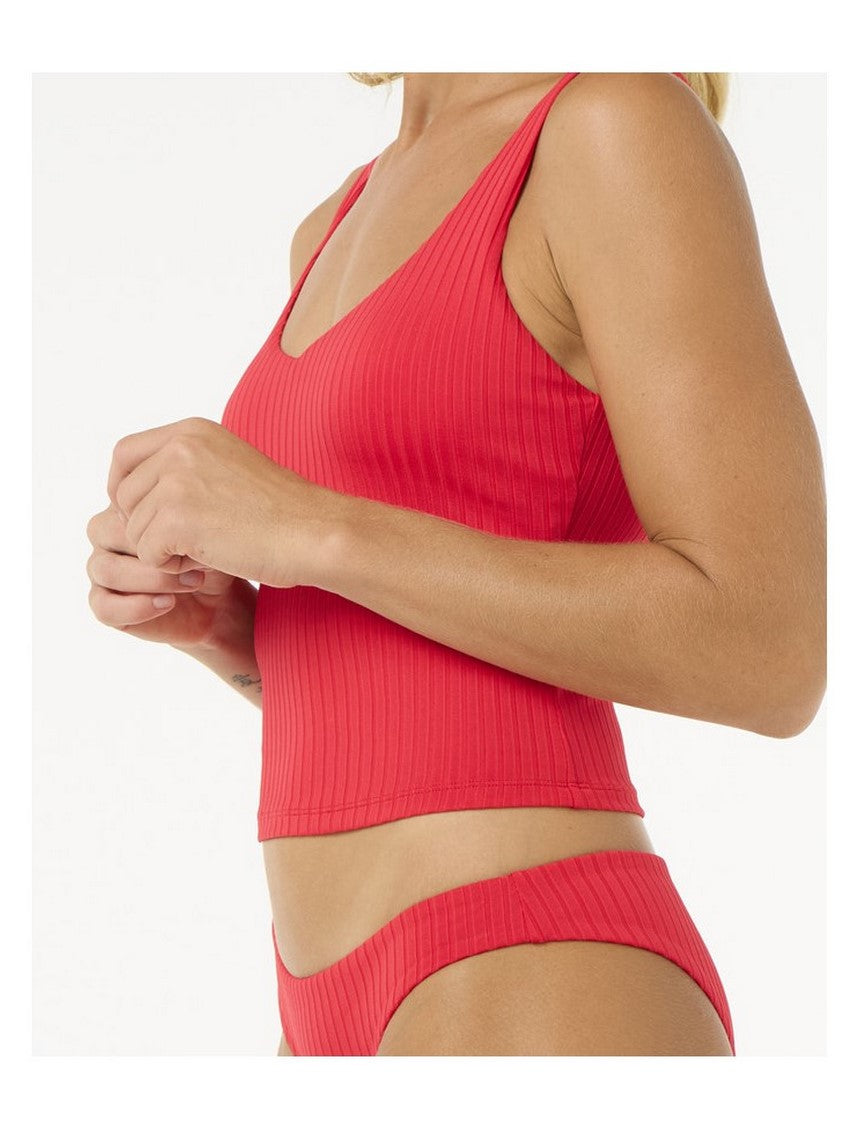 Majtki kąpielowe RIP CURL Premium Surf Cheeky Pant czerwone