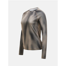Koszulka termiczna damska PEAK PERFORMANCE Spirit Crew AOP Synthetic Baselayer beżowa
