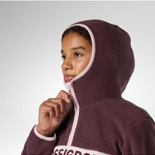 Bluza juniorska ROSSIGNOL Jr Alltrack Anorak Fleece bordowa

