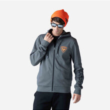 Bluza sportowa męska Rossignol Hero Fz Hoodie szara
