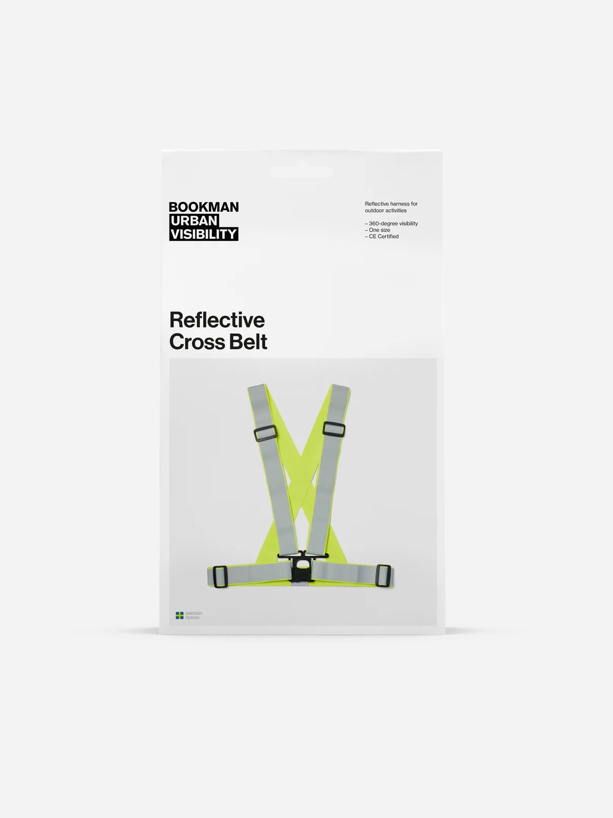 Szelki odblaskowe BOOKMAN Reflective Cross Belt Fluorescent Yellow