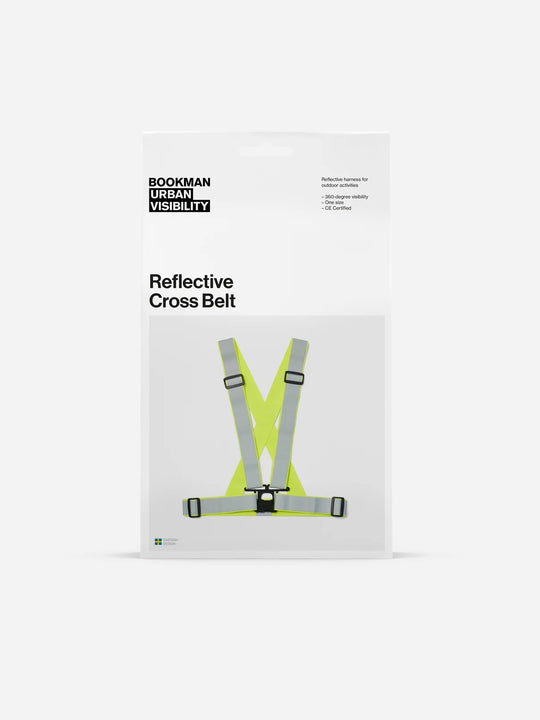 Szelki odblaskowe BOOKMAN Reflective Cross Belt Fluorescent Yellow
