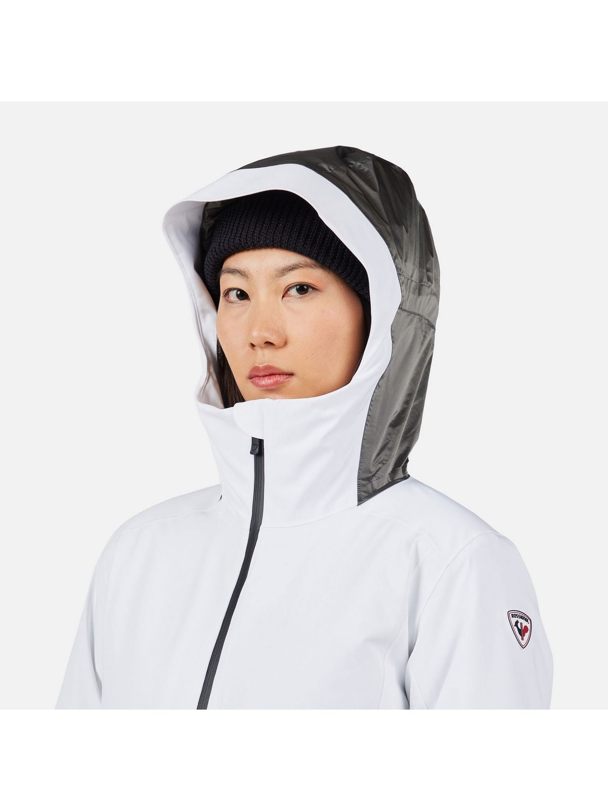Kurtka narciarska damska ROSSIGNOL W CIASTEL JKT biała