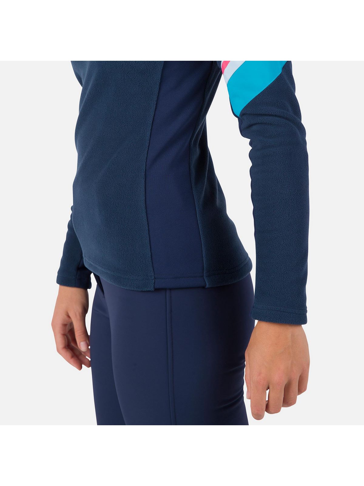 Bluza damska ROSSIGNOL W Strawpile Fleece Hz granatowy