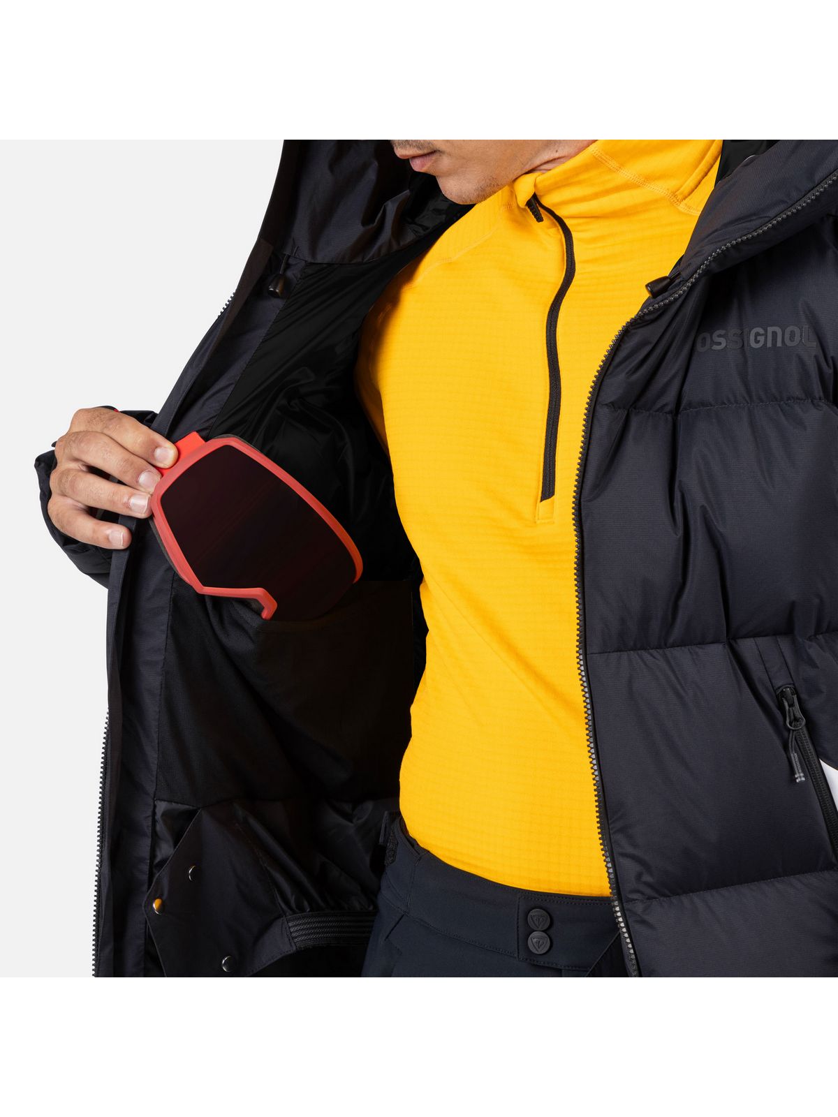 Kurtka męska ROSSIGNOL Daille Down Jkt czarna