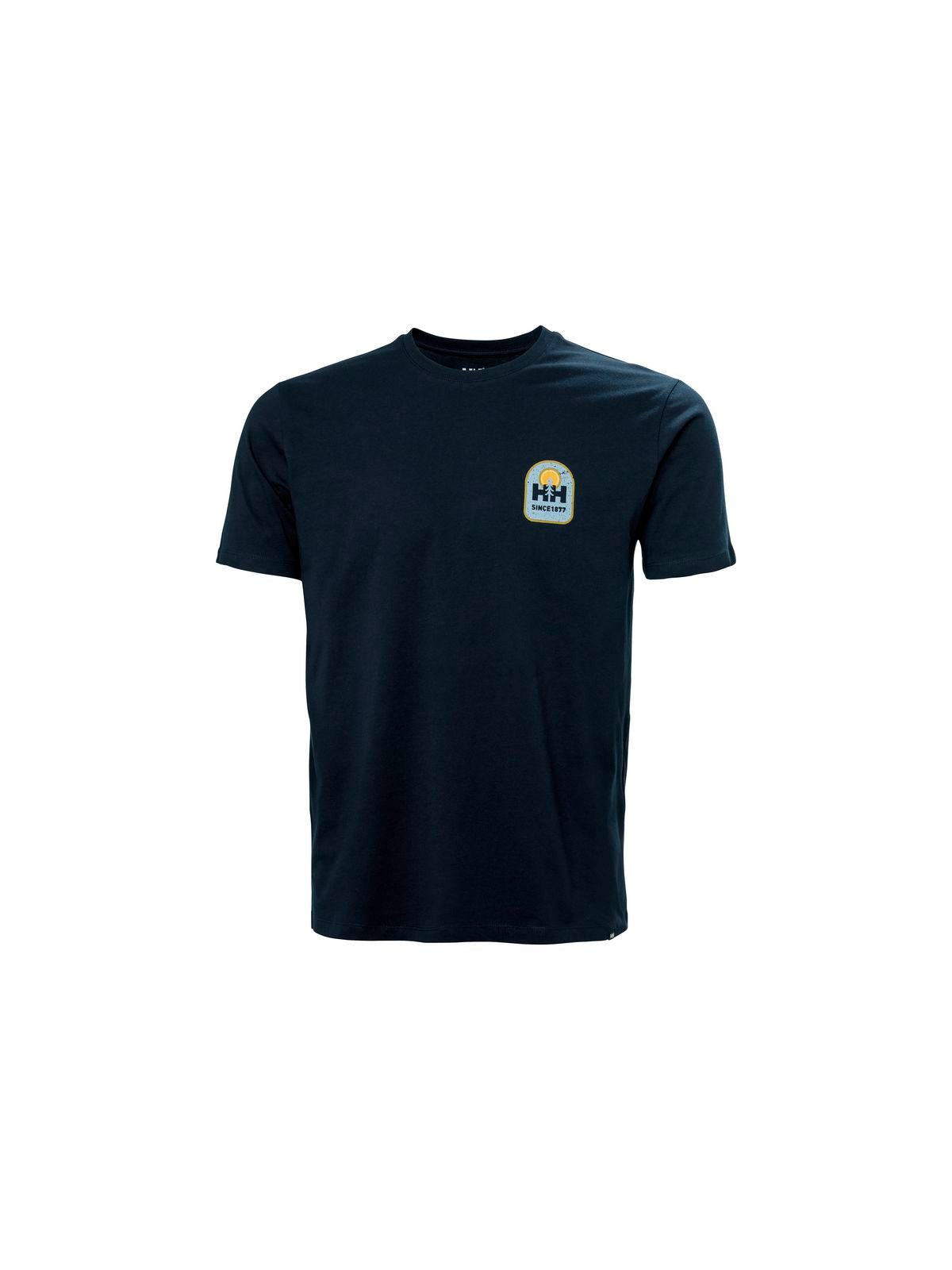 Koszulka HELLY HANSEN MASSIF GRAPHIC T-SHI granatowy - Adventure Sports