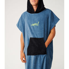 Ponczo męskie RIP CURL Logo Hooded Towel niebieskie
