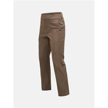 Spodnie damskie PEAK PERFORMANCE W Player Flared Pants kolor brązowy
