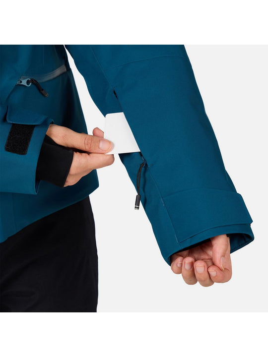 Kurtka narciarska damska ROSSIGNOL W ROCHRUN INSULATED JKT niebieska

