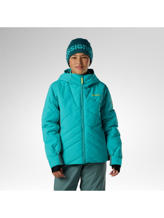 Kurtka narciarska juniorska ROSSIGNOL Girl Staci Insulated Ski Jkt niebieska
