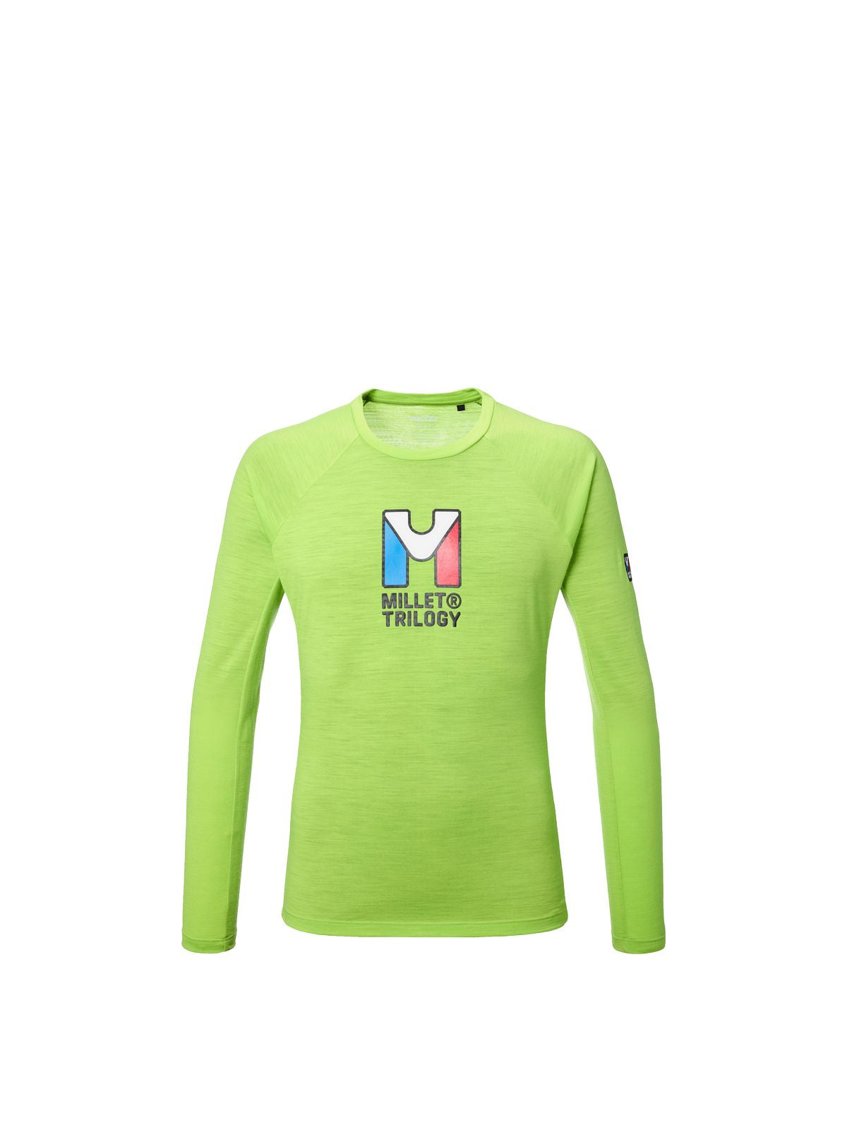 Koszulka męska MILLET Trilogy Wool Ts Ls M żółta limonkowa