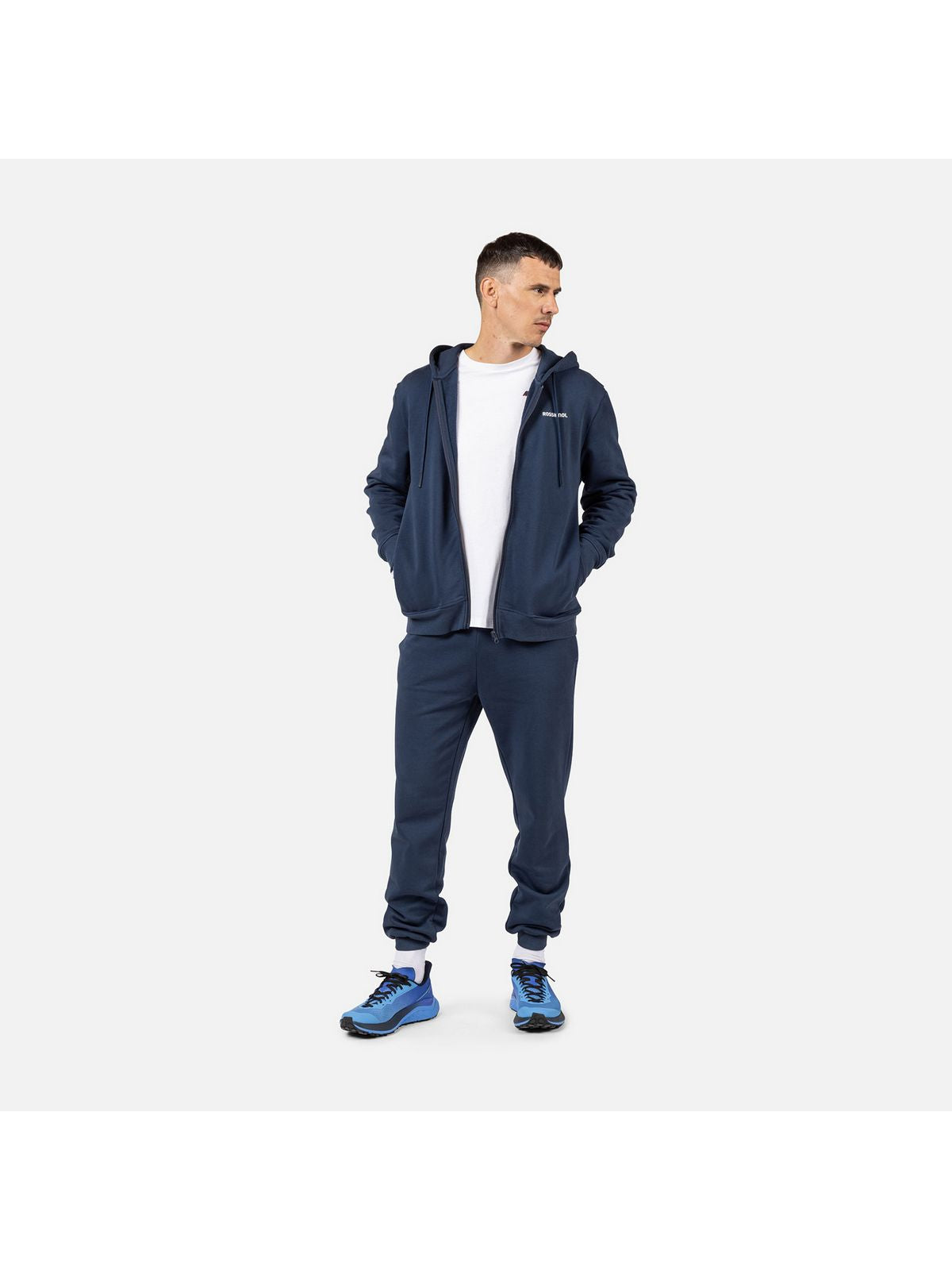 Bluza męska ROSSIGNOL PRESSET FZH SWEATSHIRT granatowa