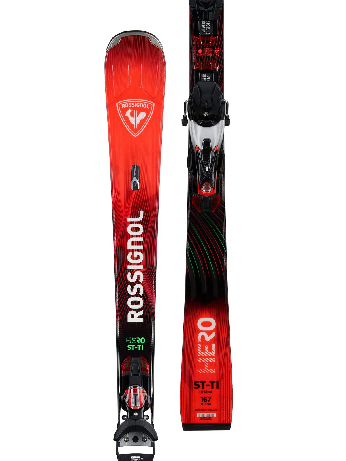 Narty Rossignol Hero ST Ti + wiązania LOOK Spx 14 Konect Gw B80 Silver Red