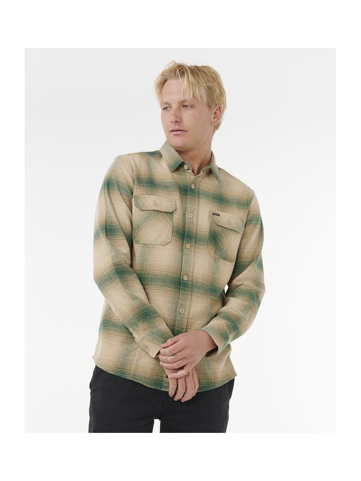 Koszula RIP CURL COUNT FLANNEL SHIRT zielona