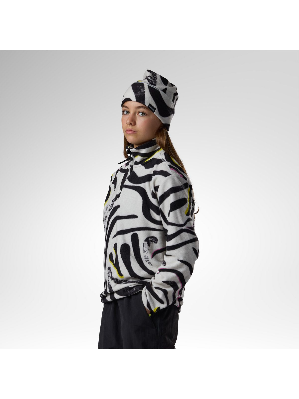 Bluza juniorska ROSSIGNOL Jr Quarter Zip Polar Fleece multikolor