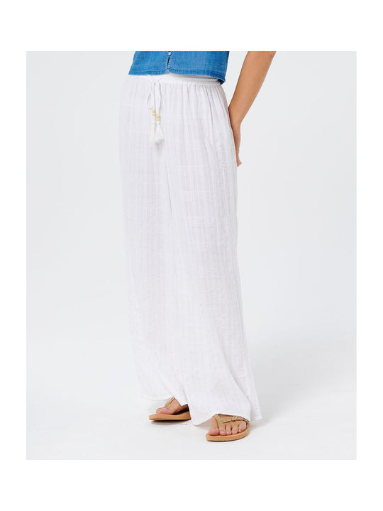 Spodnie damskie RIP CURL Catalina Islands Wide Leg Pant białe
