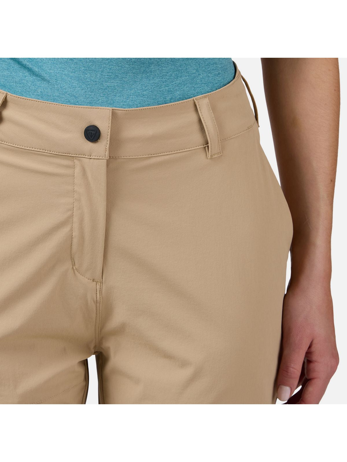 Spodnie damskie ROSSIGNOL W Lycian Pant beżowy - Adventure Sports