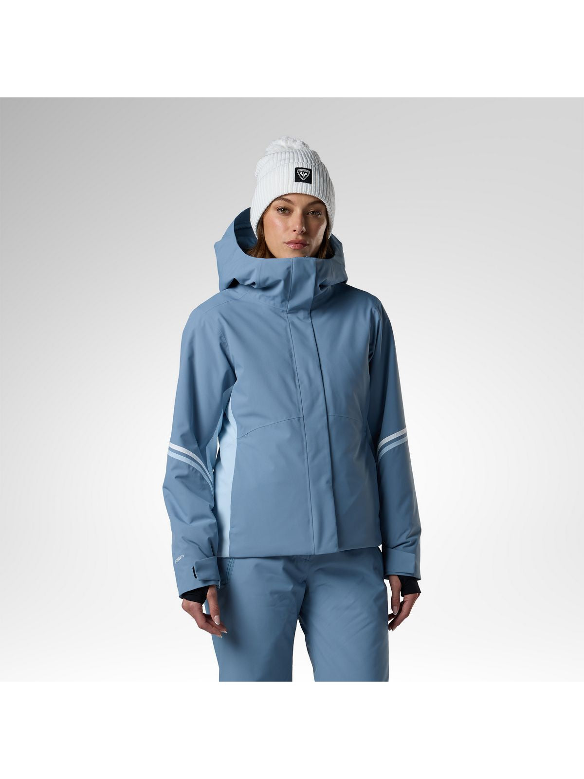 Kurtka narciarska damska ROSSIGNOL W Strawpile Insulated Ski Jkt niebieska