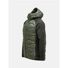 Kurtka puchowa męska Peak Performance M Helium Down Hybrid Hood zielony - narciarska - Adventure Sports
