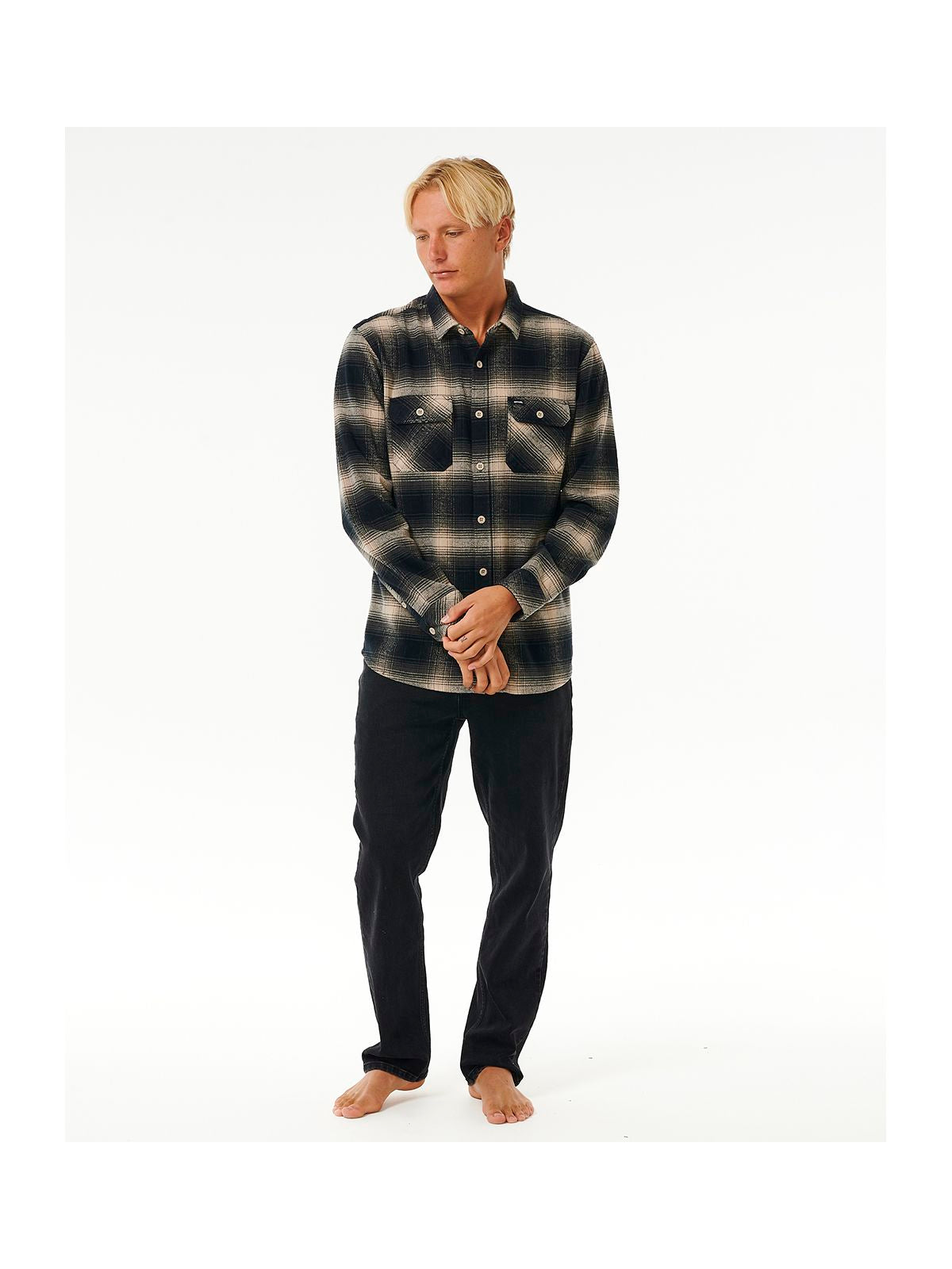 Koszula RIP CURL COUNT FLANNEL SHIRT brązowa