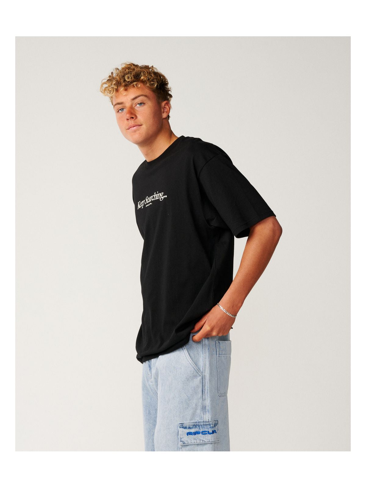 Koszulka męska RIP CURL S-Series Vc Credo Tee czarna