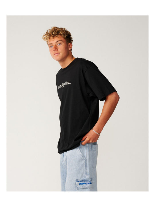 Koszulka męska RIP CURL S-Series Vc Credo Tee czarna
