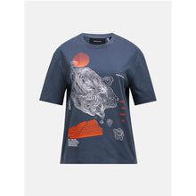 Koszulka PEAK PERFORMANCE W Graphic Tee granatowy
