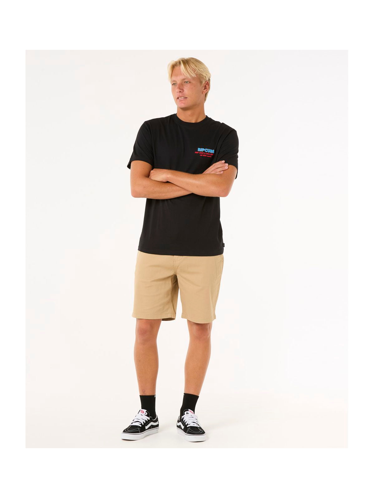 Koszulka RIP CURL Surf Revival Ding Repair Tee czarny