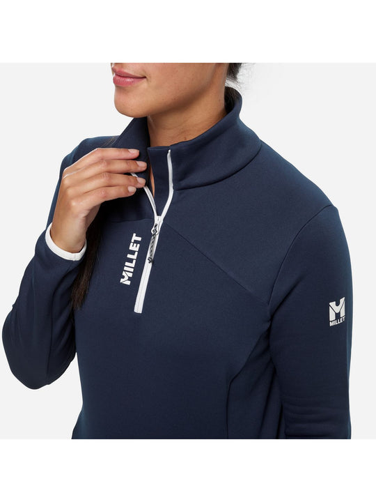 Bluza damska MILLET W Seneca Fleece Po W granatowa
