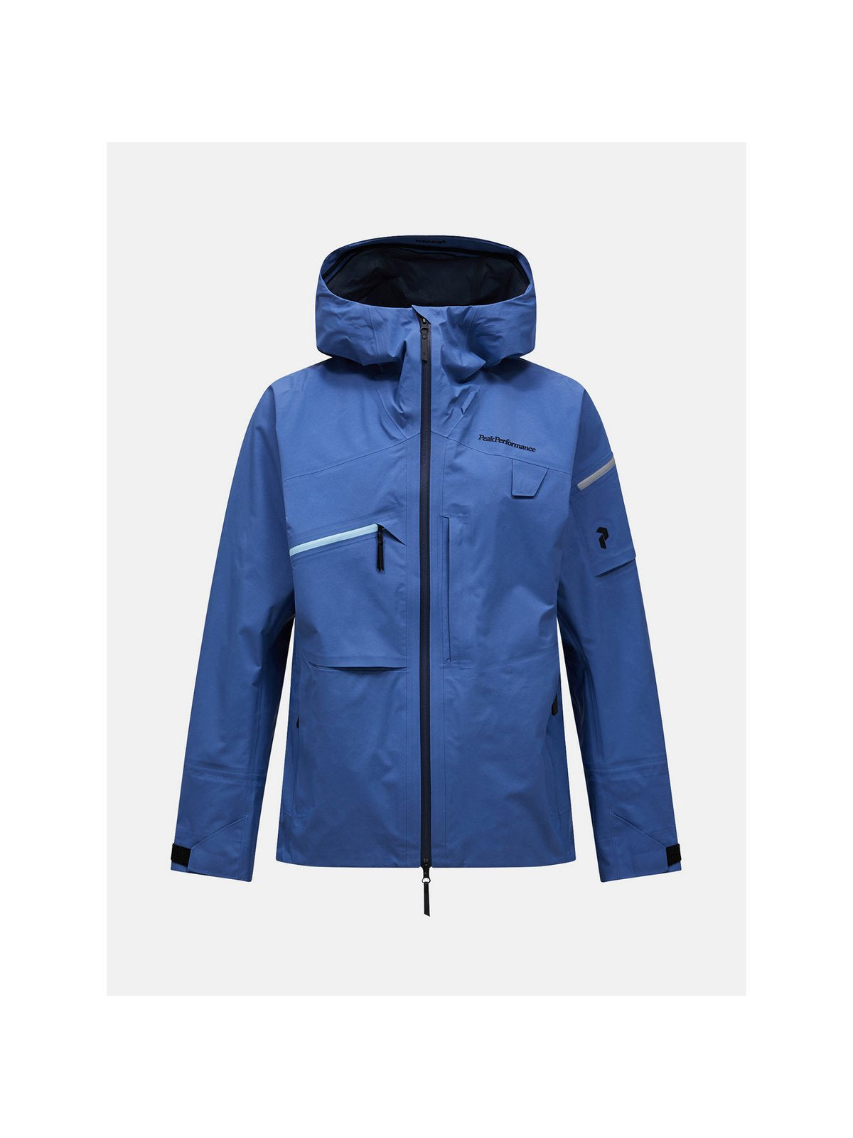 Kurtka narciarska męska PEAK PERFORMANCE Alpine GORE-TEX C-Knit 3L Shell Jacket niebieska