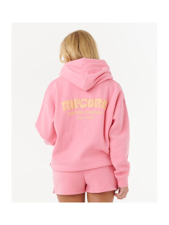Bluza RIP CURL SURF PUFF HERITAGE HOOD różowa
