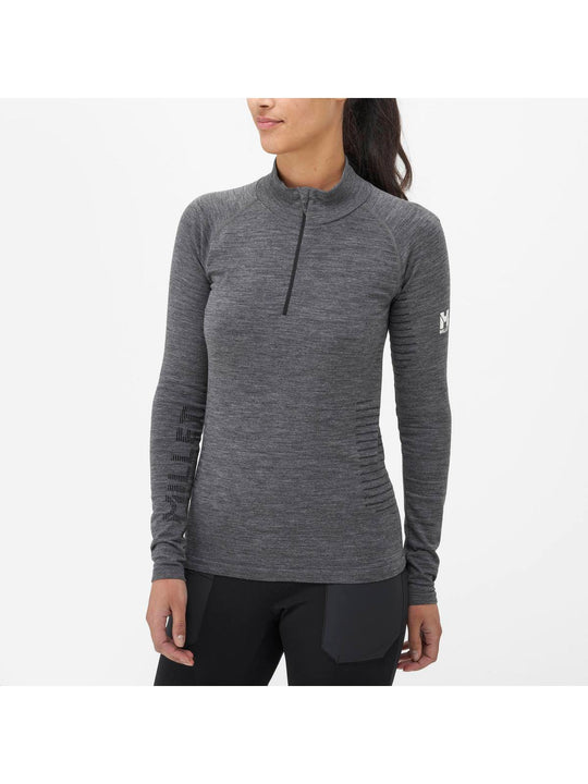 Bielizna damska MILLET Drynamic Warm 1/2 Zip W grafitowa
