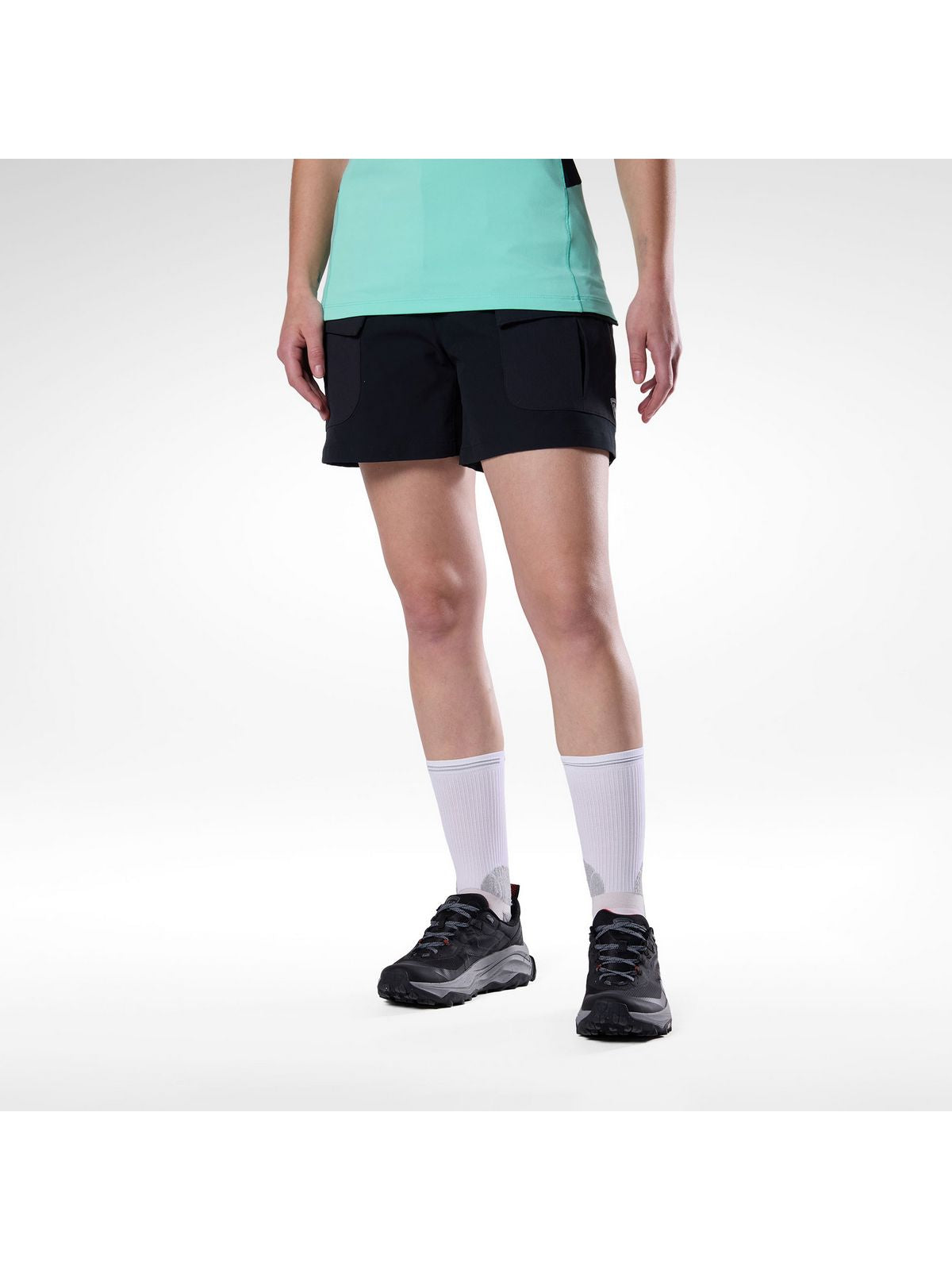 Szorty damskie ROSSIGNOL W Hiking Cargo Short 5' czarne