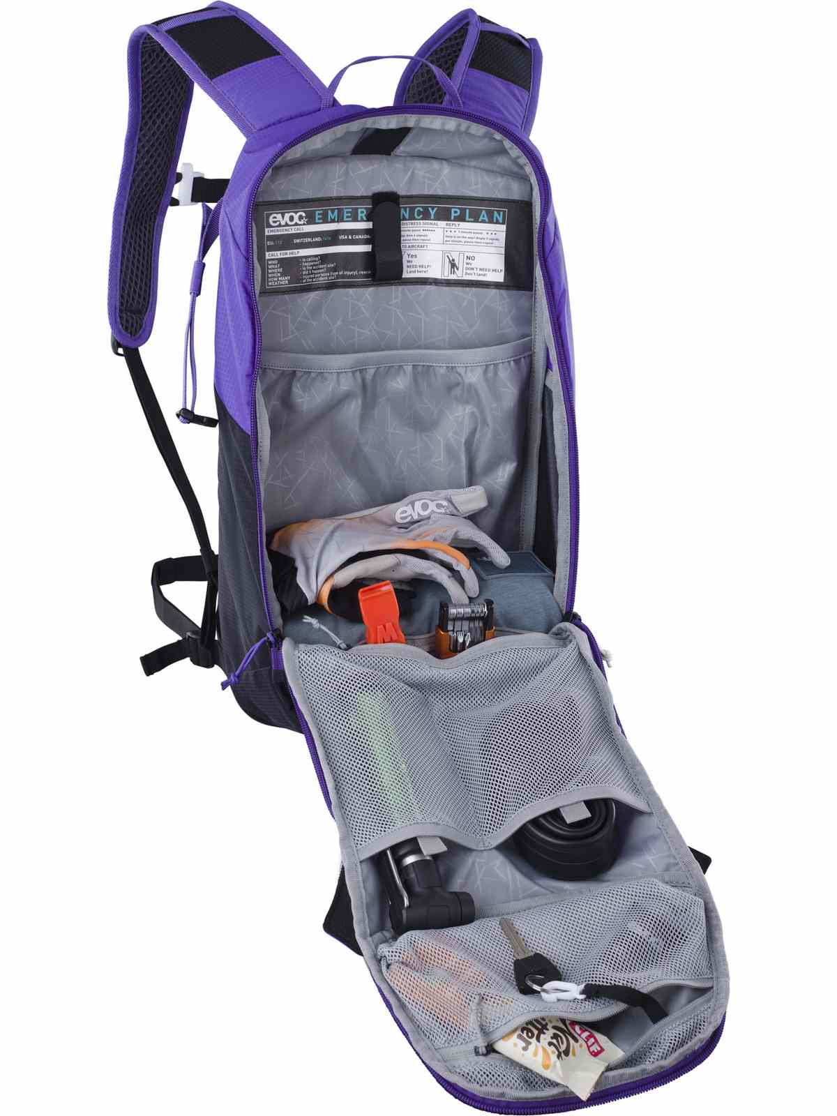 Plecak EVOC Ride 8 violet - black
