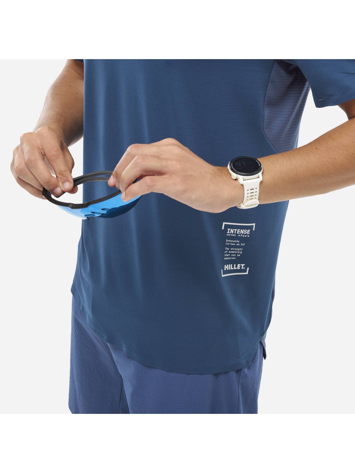Koszulka MILLET INTENSE PRO LIGHT TS SS M granatowy