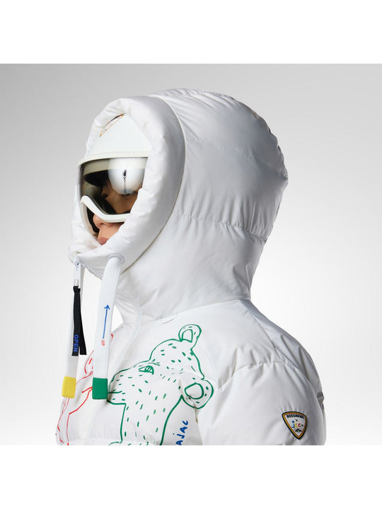 Kurtka narciarska damska ROSSIGNOL W Jcc Allsnow Down Ski Jacket biała
