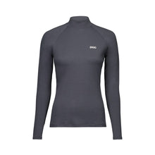 Koszulka narciarska damska POC W&#39;s Layer Merino Mock Neck Jersey szara
