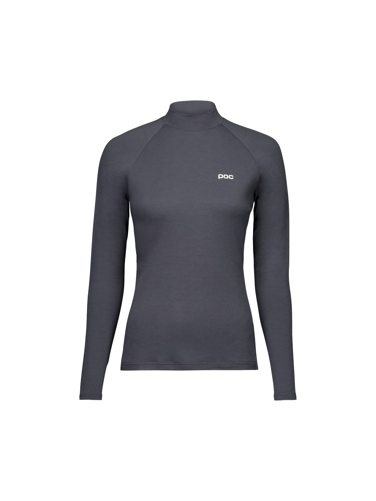 Koszulka narciarska damska POC W's Layer Merino Mock Neck Jersey szara
