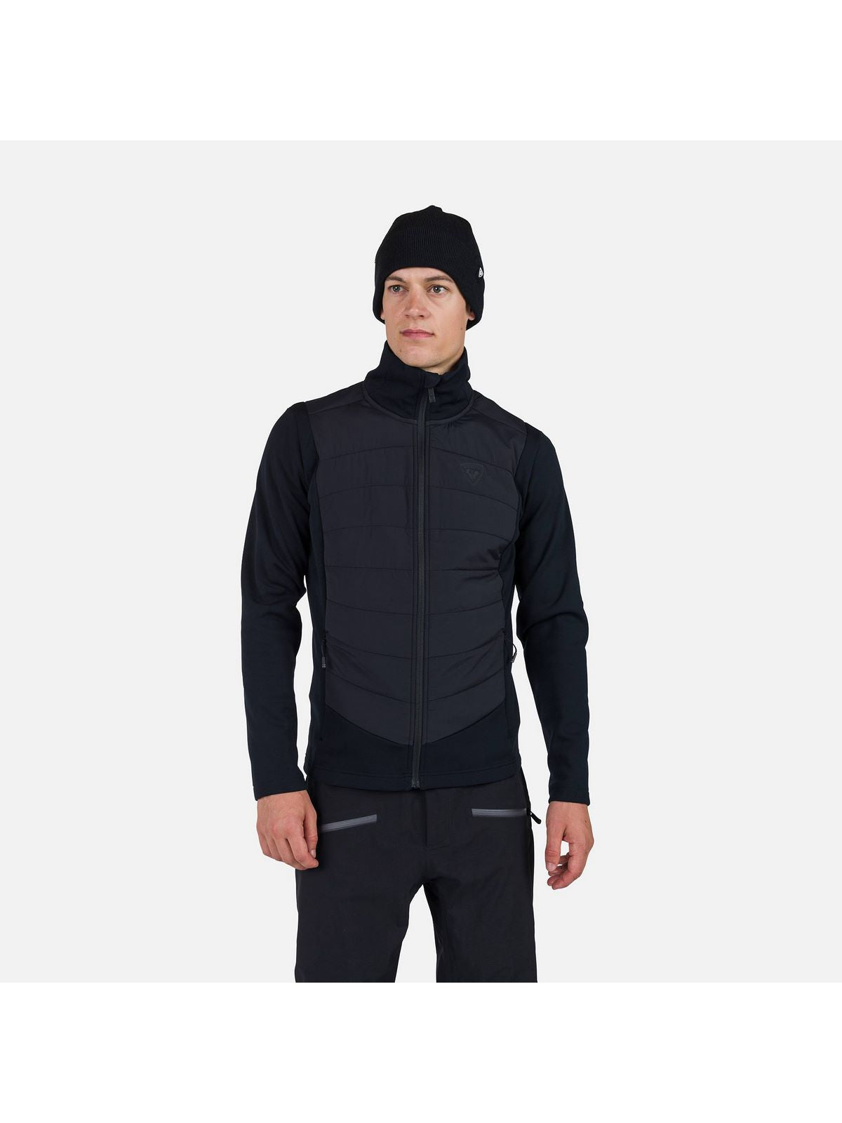 Bluza męska męska ROSSIGNOL Classique Hybrid Clim Fz czarny