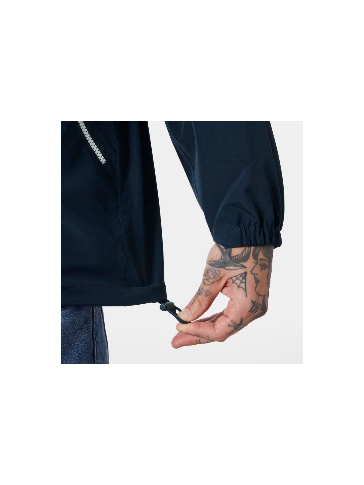 Kurtka męska HELLY HANSEN SANDOY RAIN JACKET granatowa - Adventure Sports