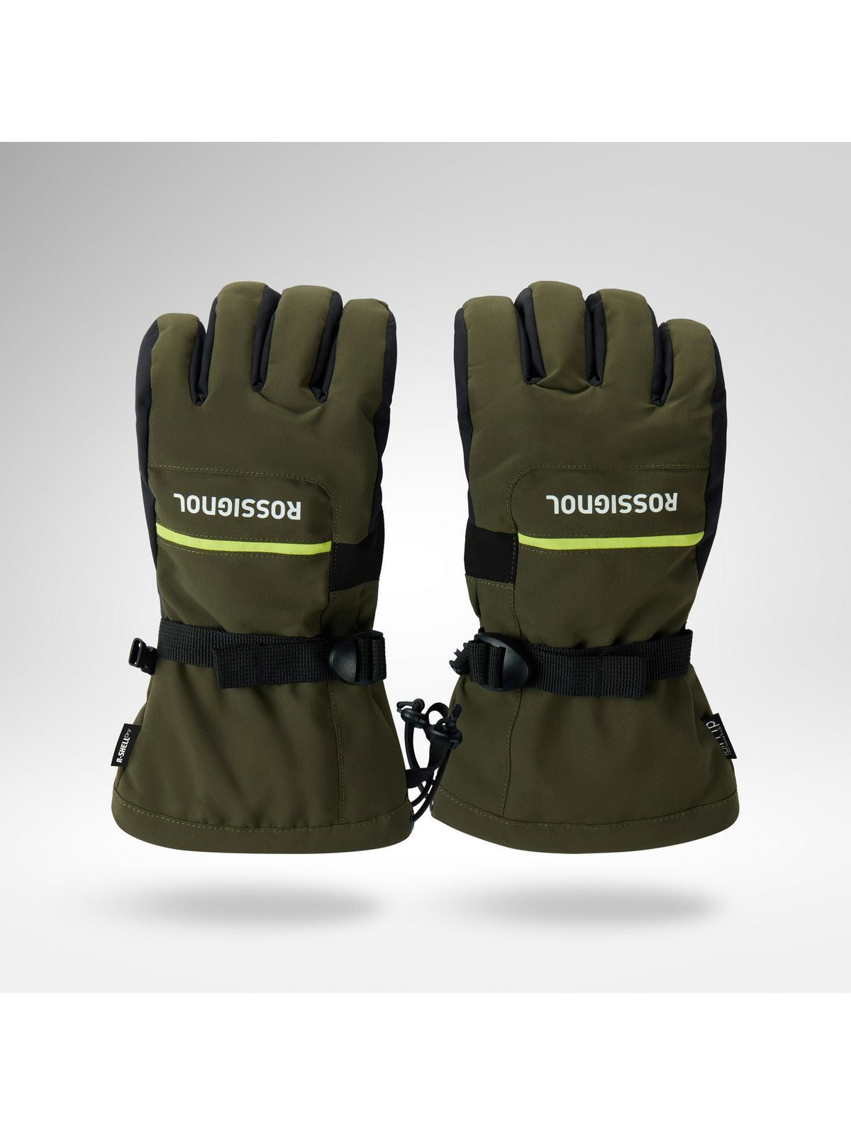 Rękawice narciarskie męskie ROSSIGNOL M Action Ski Gloves R-Shell Dr zielone