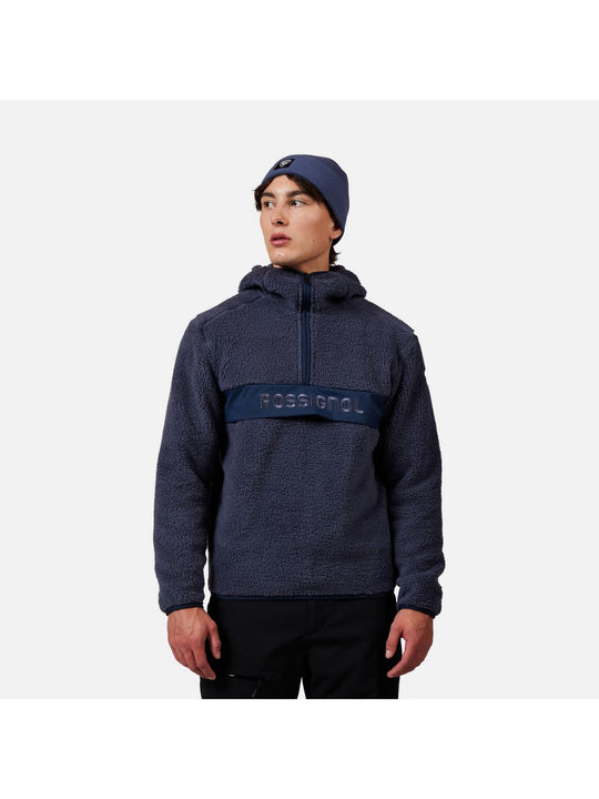 Bluza męska ROSSIGNOL ALLTRACK ANORAK FLEECE niebieska
