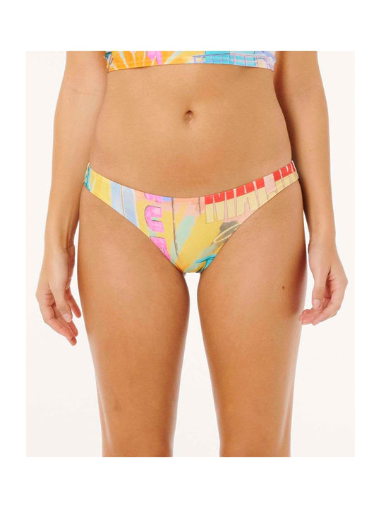 Dół od bikini damski RIP CURL Hotel Malibu Good Pant multikolor
