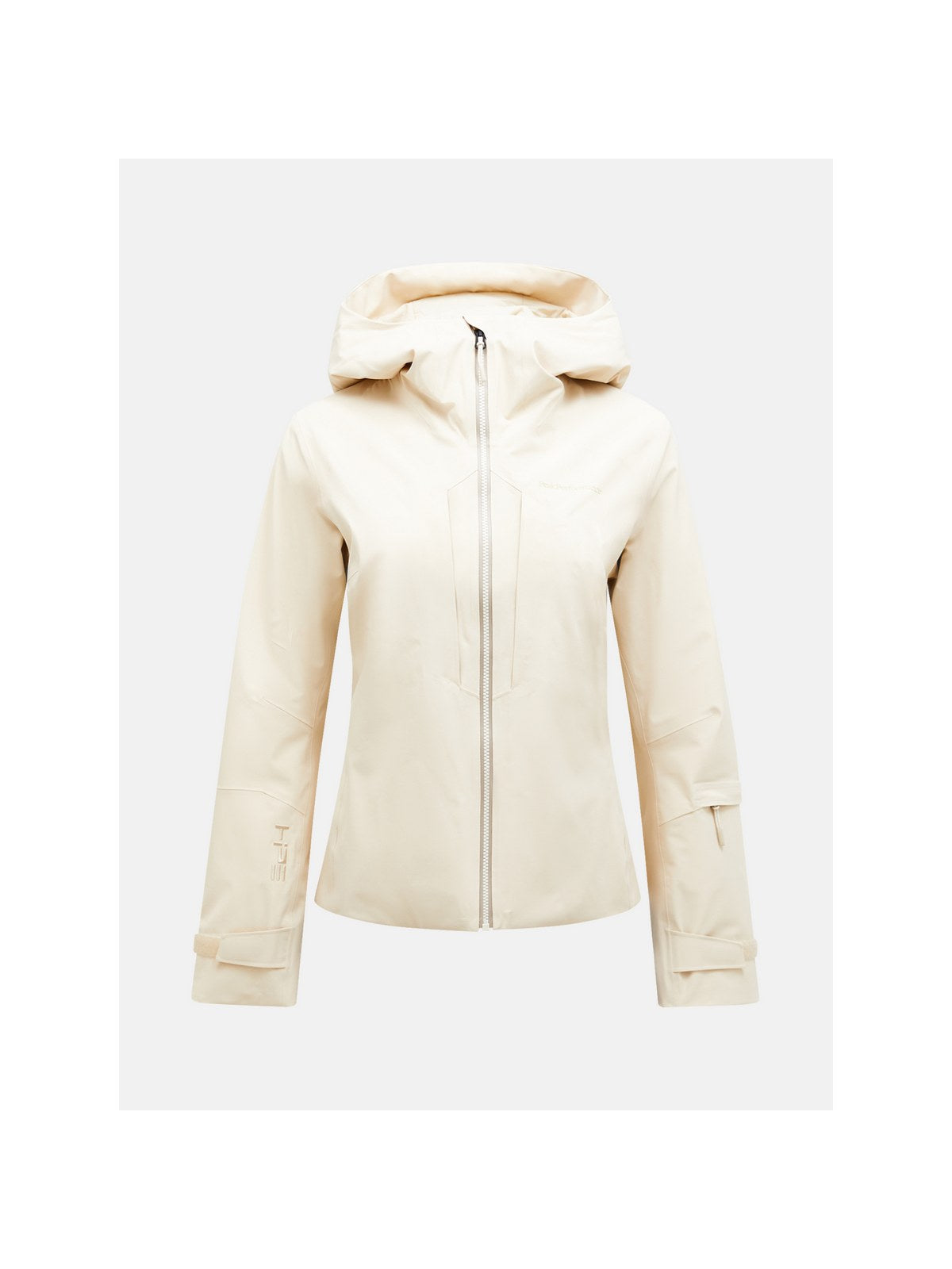 Kurtka narciarska damska PEAK PERFORMANCE Whitelight Short HIPE 2L Insulated Shell Jacket piaskowa