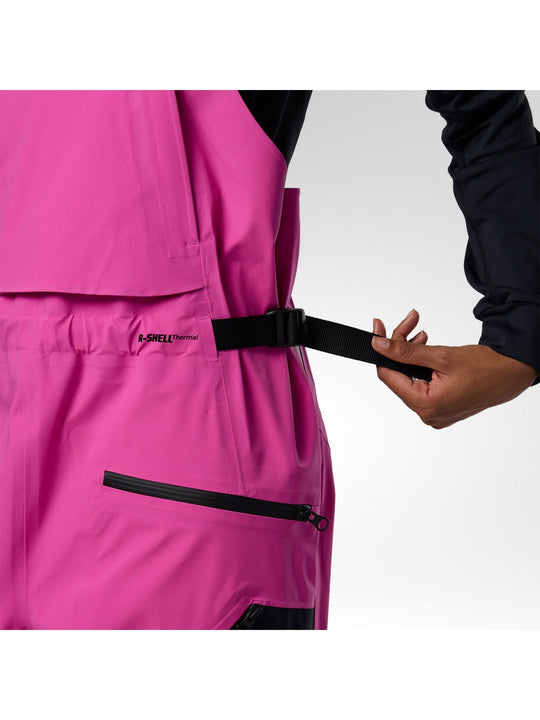 Spodnie narciarskie damskie ROSSIGNOL W Proclivity 3L Bib Pant różowe
