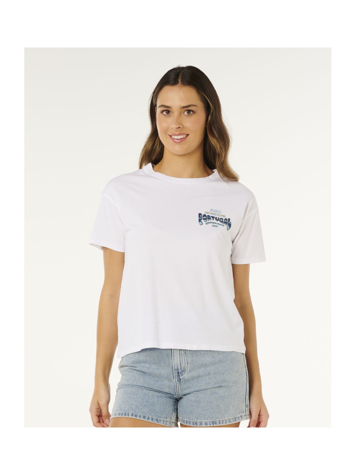 Koszulka damska RIP CURL RIP CURL Pro Peniche 2026 biała