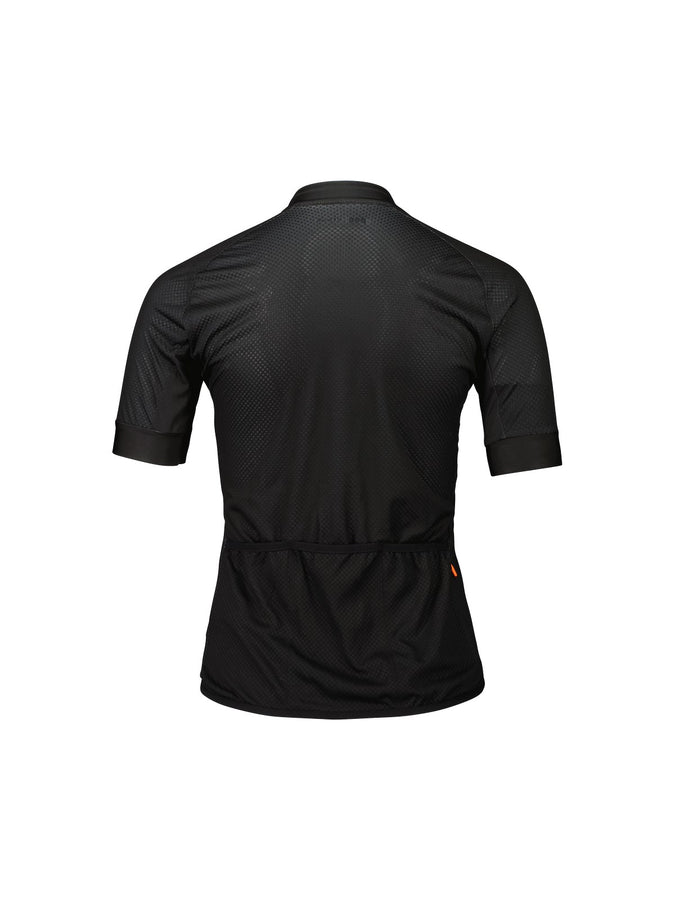Koszulka rowerowa damska POC W's Essential Road Logo Jersey czarna