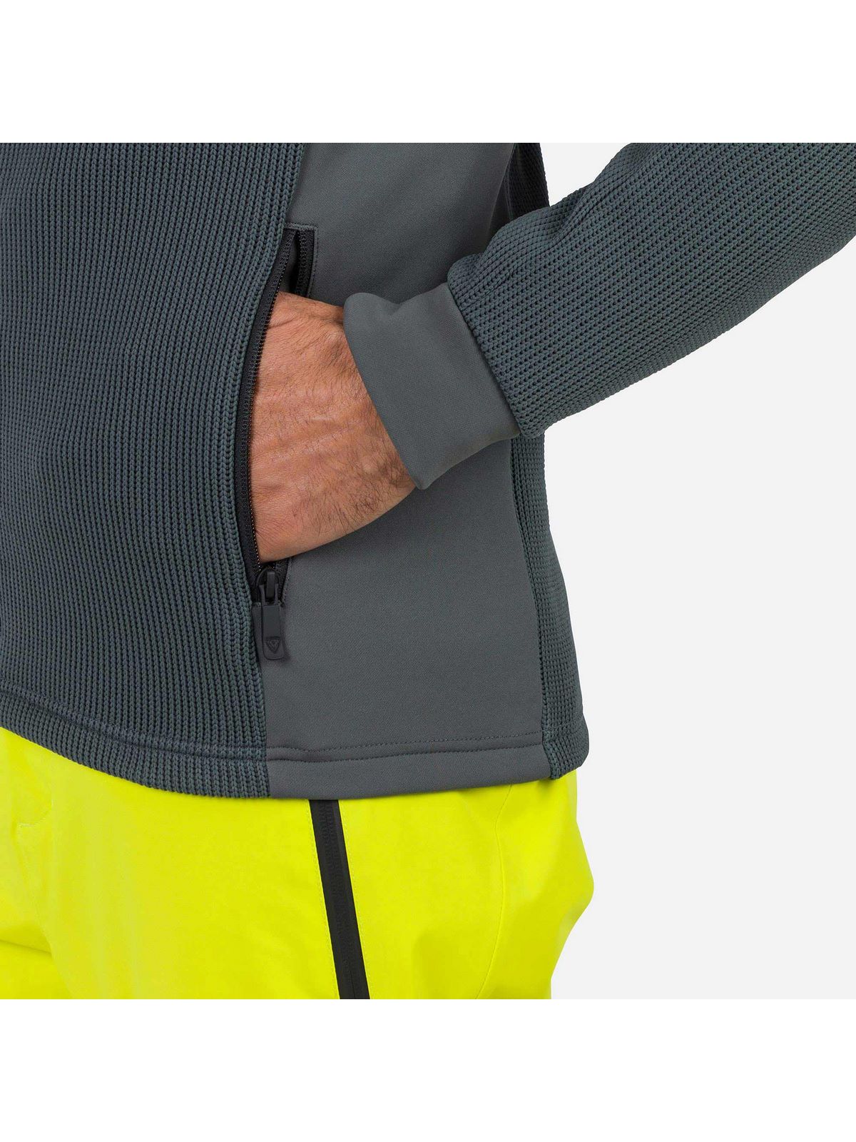 Bluza męska męska ROSSIGNOL Cieloalto Fleece Fz szary